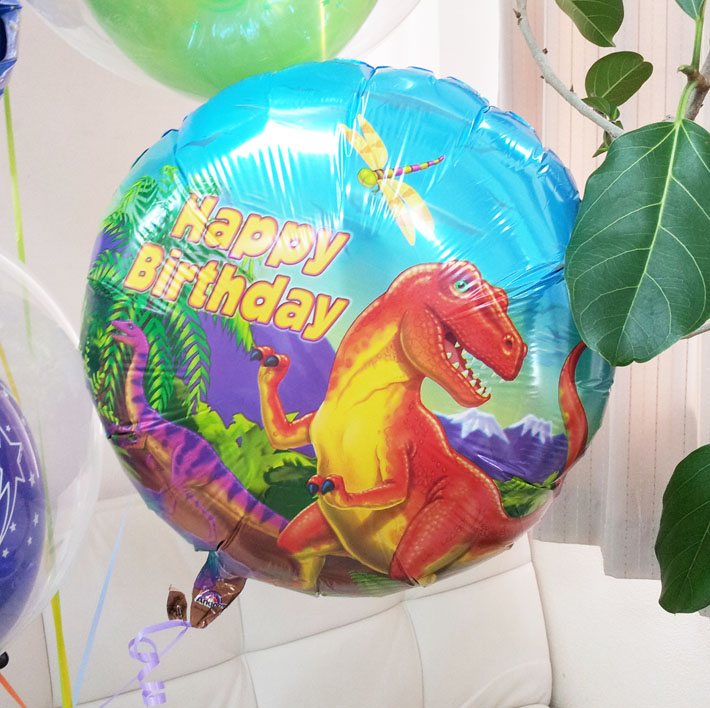 誕生日恐竜バルーン