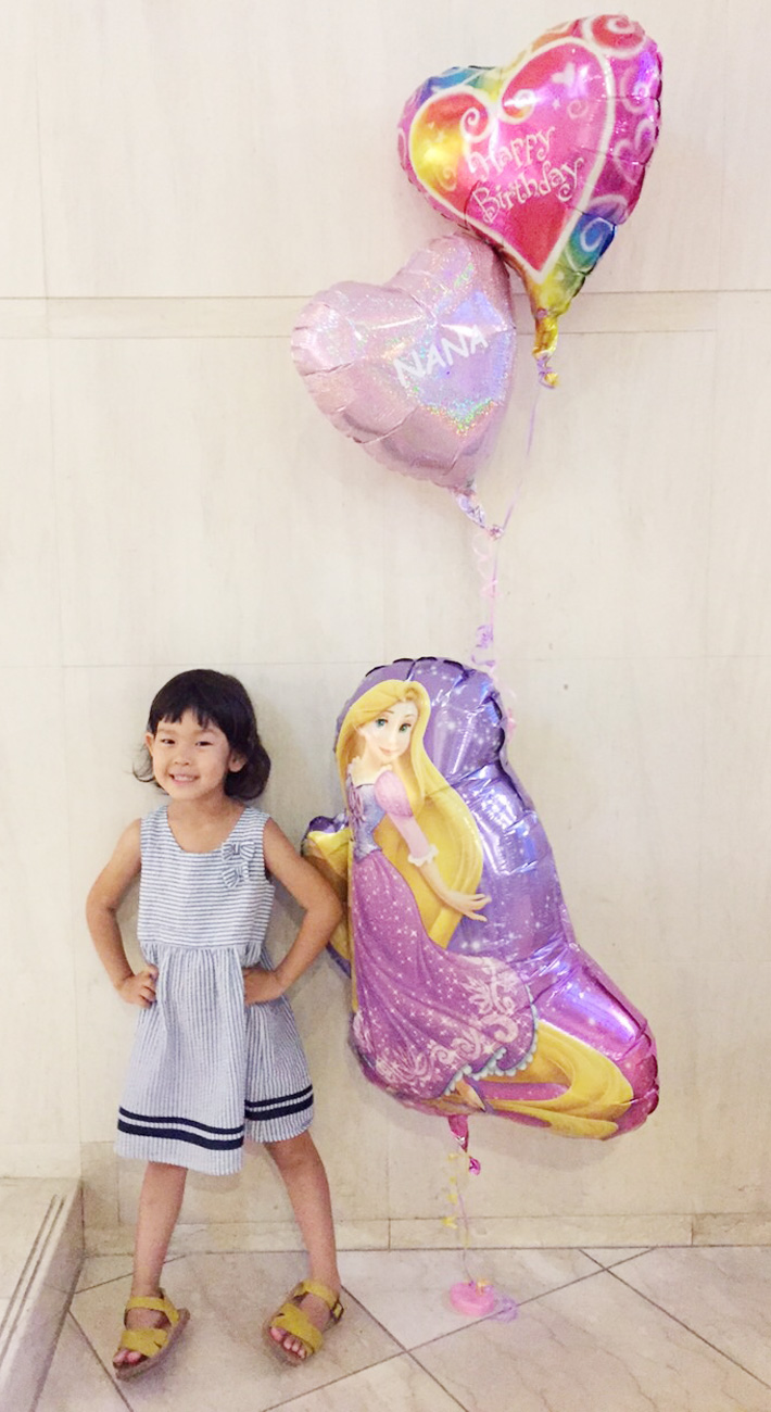 豪華 ラプンツェル プリンセス 女の子 誕生日バルーン 風船 ディズニー お姫様